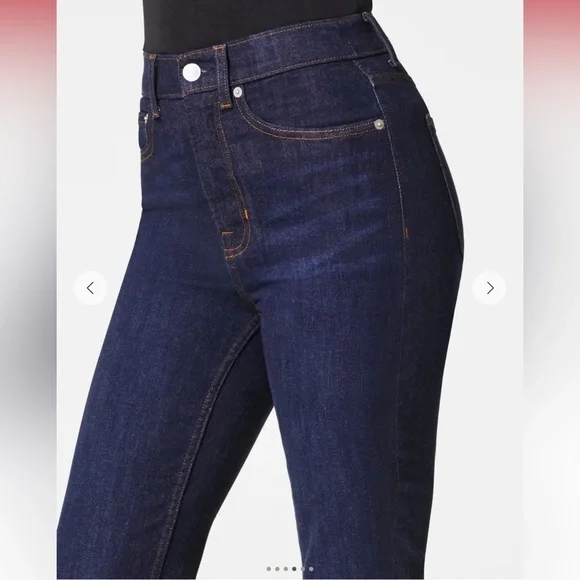 Spanx SPANXsculpt ReDefine High Rise Flare Jeans Dark Indigo Women’s Size 20 - Picture 4 of 11